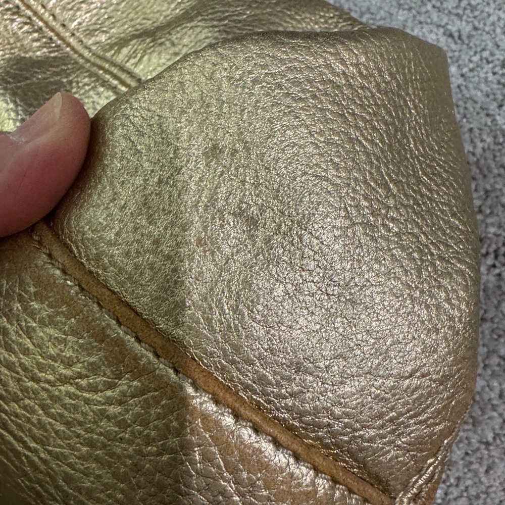Michael Kors Metallic Gold Shoulder Bag - Picture 5 of 6